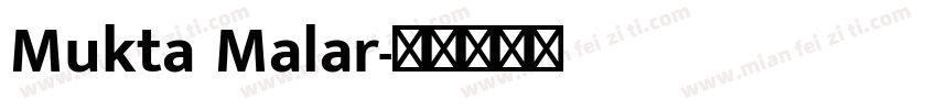 Mukta Malar字体转换